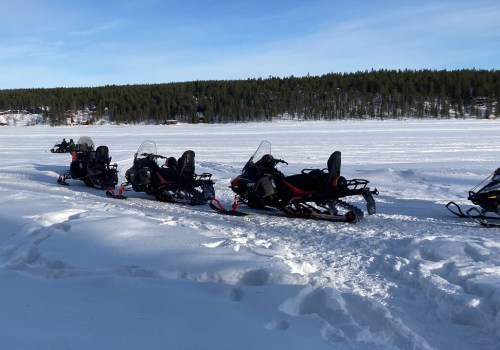 Schneemobilfahren durch gefrorene Landschaften: Ein arktisches Abenteuer